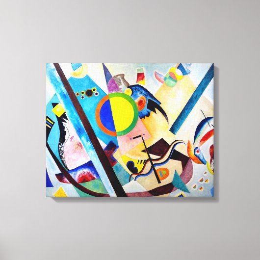 KANDINSKY --数々のCOLORED CIRCLE - 1921 – バウハウス – キャンバスプリント (正面)