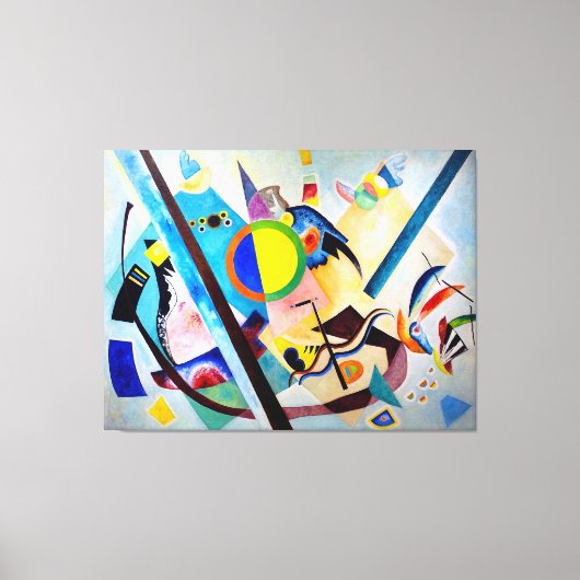 KANDINSKY --数々のCOLORED CIRCLE - 1921 – バウハウス –  キャンバスプリント (正面)