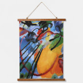 Kandinsky – 有名な2つのカラフル抽象芸術絵画 吊り下げ型タペストリー (正面2)
