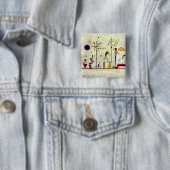 Kandinsky – 深刻なおもしろい、抽象芸術アート、 缶バッジ (インサイチュ)