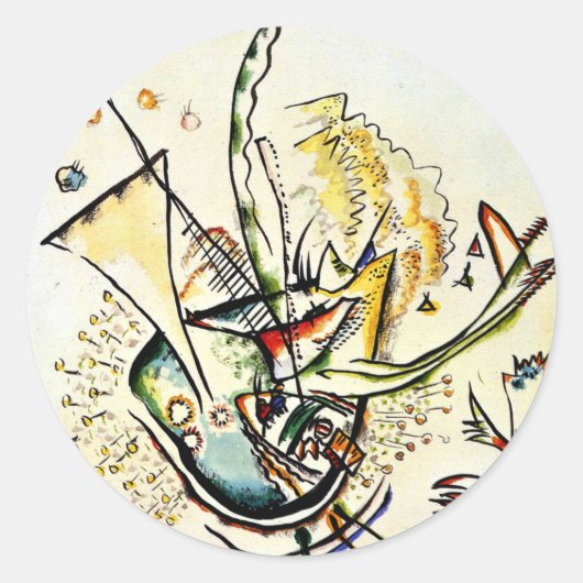 Kandinsky – 無題， 1918 ラウンドシール (正面)