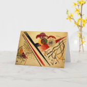 Kandinsky – 無題， 1922, カード (黄色い花)