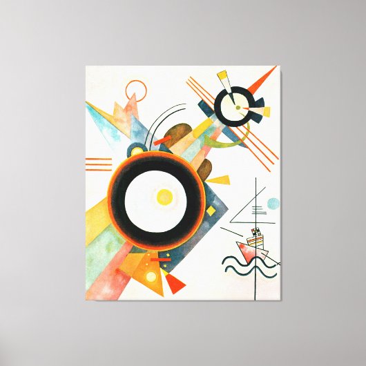 KANDINSKY – 矢印の形の写真- 1923 - キャンバスプリント (正面)