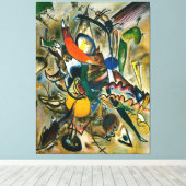 KANDINSKY - 絵を描s WITH POINTS - 1919 -抽象芸術- キャンバスプリント (インサイチュ (ウッドフロア))