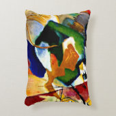 Kandinsky - 絵画s with Green Center アクセントクッション (正面(垂直))