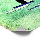 Kandinsky – 緑に浸るアートワーク人気がある。 ポスター (角)