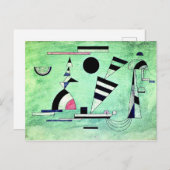 Kandinsky – 緑に浸るアートワーク人気がある。 ポストカード (正面/裏面)