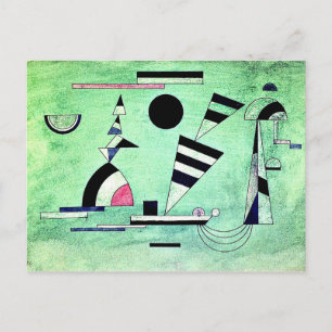 Kandinsky – 緑に浸るアートワーク人気がある。 ポストカード