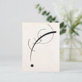 Kandinsky – 自由曲線 ポストカード (スタンド正面)