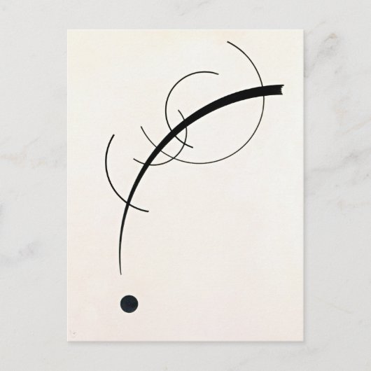 Kandinsky – 自由曲線 ポストカード (正面)
