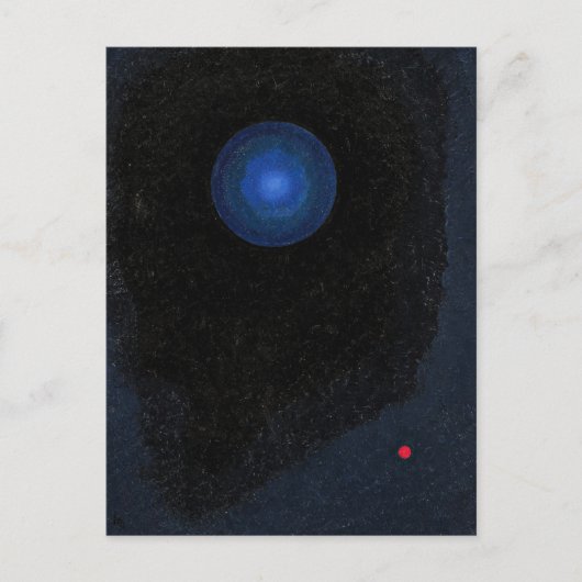 Kandinsky – 青、有名なアートワーク、 ポストカード (正面)