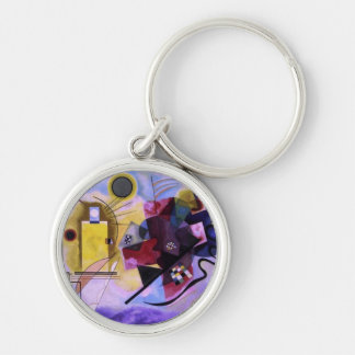 Kandinsky、黄色 – 赤 – 青。 キーホルダー
