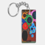 Kandinsky – 黒の増加、 キーホルダー (正面左)