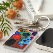 Kandinsky – 黒の増加、 キーホルダー (正面右)