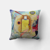 Kandinsky 1925/yellow/red/blue/pixdezines クッション (裏面)