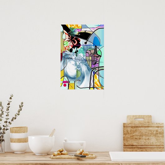 Kandinsky 1.2を例示 ポスター (キッチン)