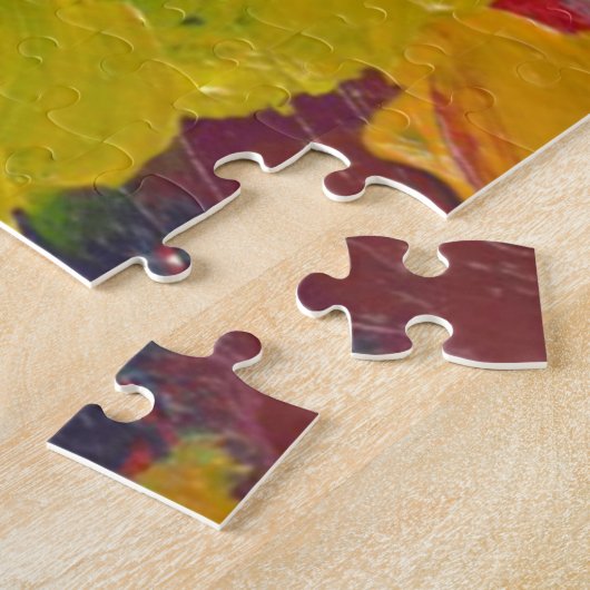 Kandinsky 304 Colorful Abstract Artwork ジグソーパズル (側面)