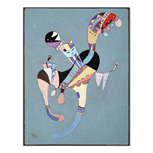 Kandinsky - A Floating Figure, フォトプリント (正面)