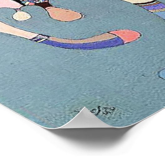 Kandinsky - A Floating Figure ポスター (角)