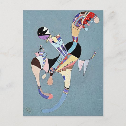 Kandinsky - A Floating Figure ポストカード (正面)