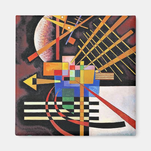 Kandinsky - Above and Left, マグネット (正面)