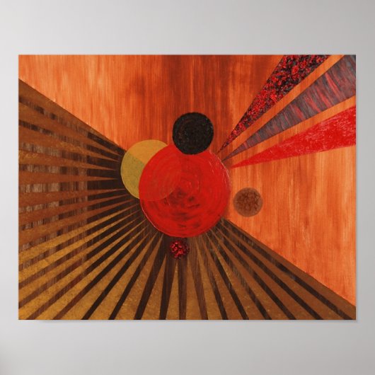 Kandinsky Abstract art ポスター (正面)