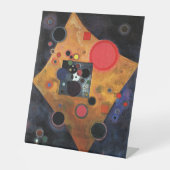 Kandinsky - Accent on Rose, 台座サイン (正面)