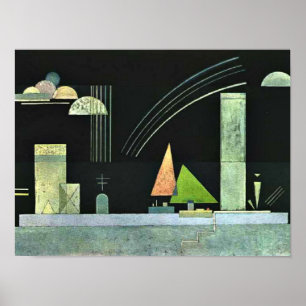 Kandinsky - At Rest,抽象芸術アートワーク ポスター