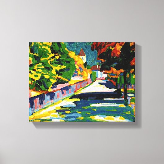 Kandinsky - Autumn in Bavaria, キャンバスプリント (正面)