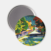 Kandinsky - Autumn in Bavaria, マグネット (正面/裏面)