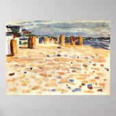 Kandinsky - Beach Baskets in Holland ポスター (正面)