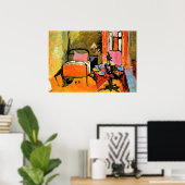 Kandinsky - Bedroom in Aintmillerstrasse, ポスター (ホームオフィス)