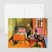 Kandinsky - Bedroom in Aintmillerstrasse, ポストカード (正面/裏面)