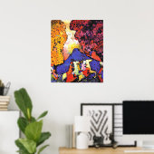 Kandinsky - Blue Mountain, ポスター (ホームオフィス)