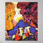 Kandinsky - Blue Mountain, ポスター (正面)