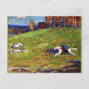 Kandinsky - Blue Rider, landscape 絵画's ポストカード
