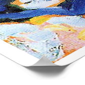 Kandinsky - Cemetery and Vicarage in Kochel ポスター (角)