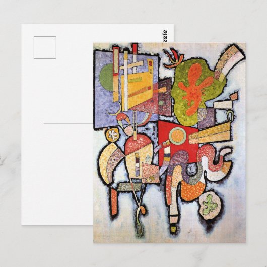 Kandinsky - Complex Simple, abstract artwork, ポストカード (正面/裏面)