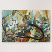 Kandinsky Composition V Abstract Painting Art ジグソーパズル (横)