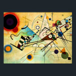Kandinsky - Composition VIII ポスター<br><div class="desc">Composition VIII,  famous abstract painting by Wassily Kandinsky</div>