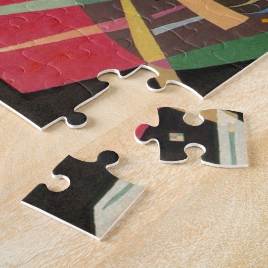 Kandinsky Composition X Abstract Artwork ジグソーパズル (側面)