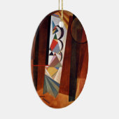 Kandinsky Development in Brown 絵画抽象芸術 セラミックオーナメント (右)