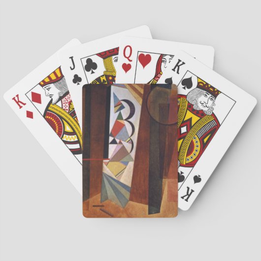 Kandinsky Development in Brown 絵画抽象芸術 トランプ (裏面)