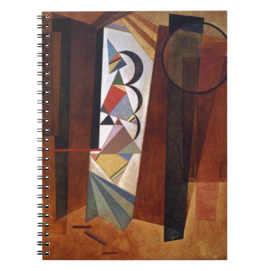 Kandinsky Development in Brown 絵画抽象芸術 ノートブック (正面)