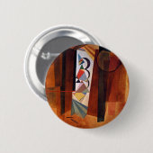Kandinsky Development in Brown 絵画抽象芸術 缶バッジ (正面&裏面)