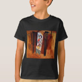 Kandinsky Development in Brown 絵画抽象芸術 Tシャツ (正面)