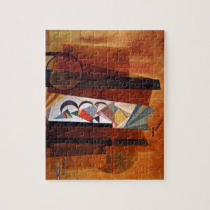 Kandinsky Development in Brown Abstract Painting ジグソーパズル