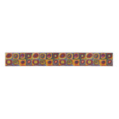 Kandinsky Farbstudie Quadrate Colourful Squares グログランリボン (正面)