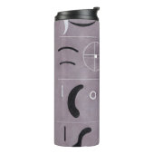 Kandinsky - Four Parts、抽象芸術・アート、 タンブラー (回転左)