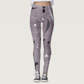 Kandinsky - Four Parts、抽象芸術・アート、 レギンス (正面)